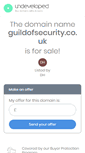 Mobile Screenshot of guildofsecurity.co.uk